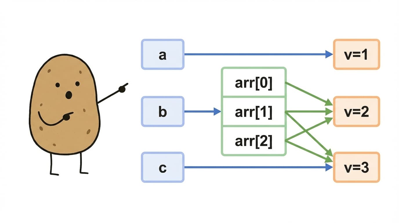 Java 객체 배열과 참조