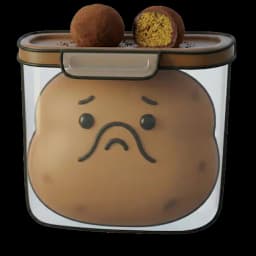 압축 감자 캐릭터