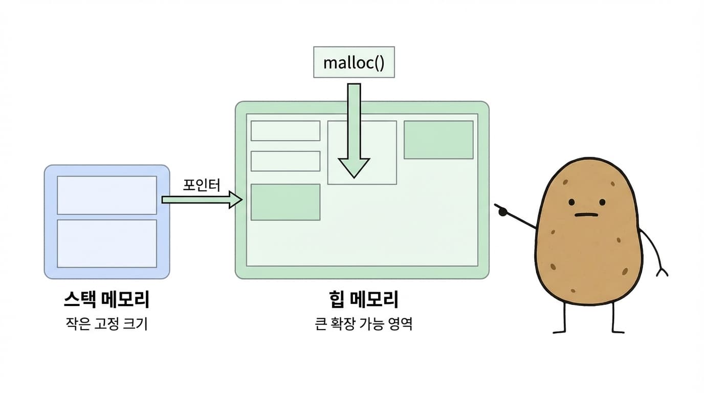 동적 메모리 할당 개념