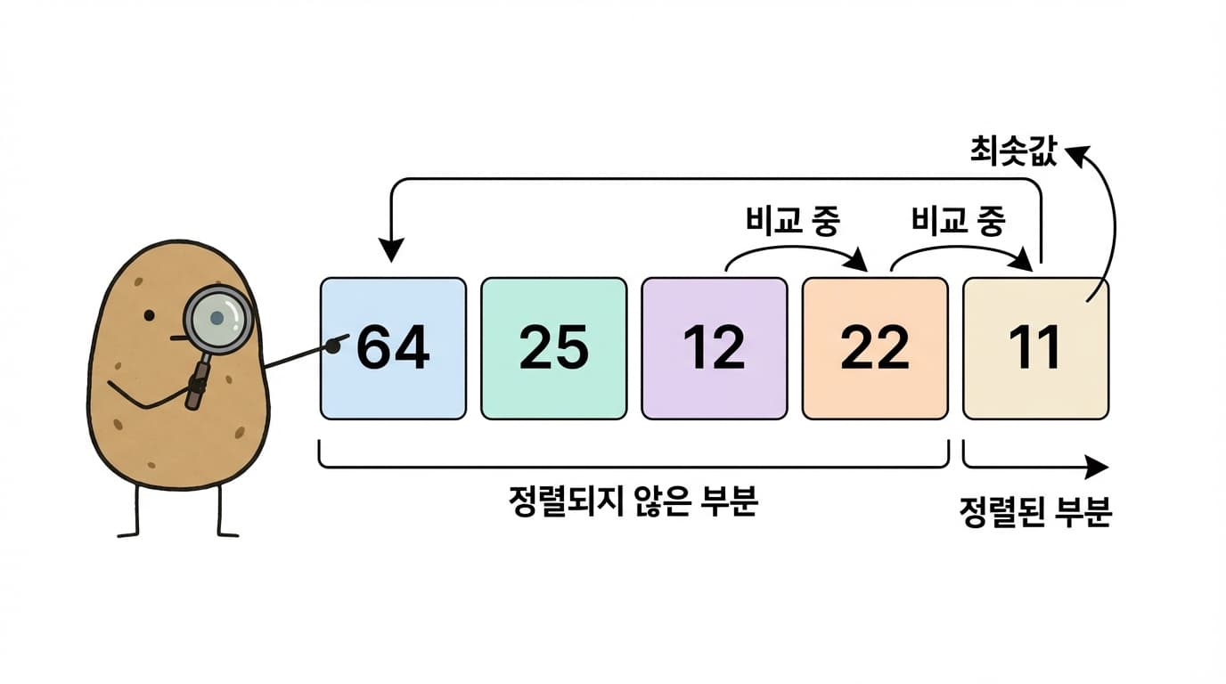 선택정렬 개념