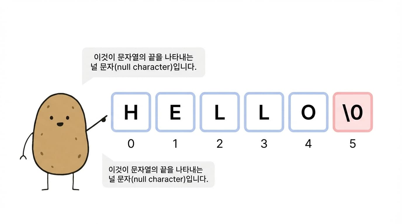 문자열과 널 문자