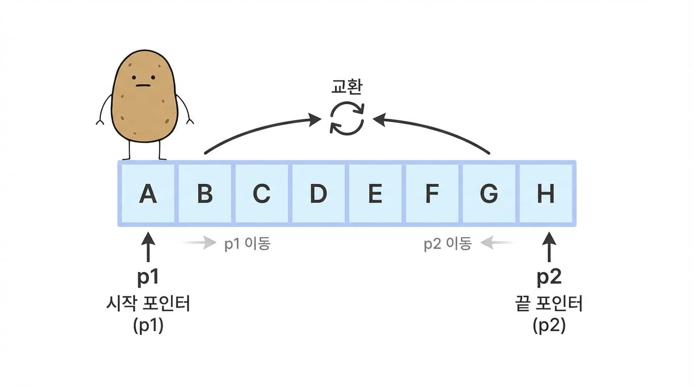 문자열 뒤집기 개념