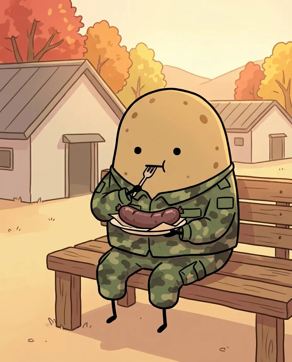 응집도 두음법칙: 우리 논산 시절 통통한 순대 기억나?